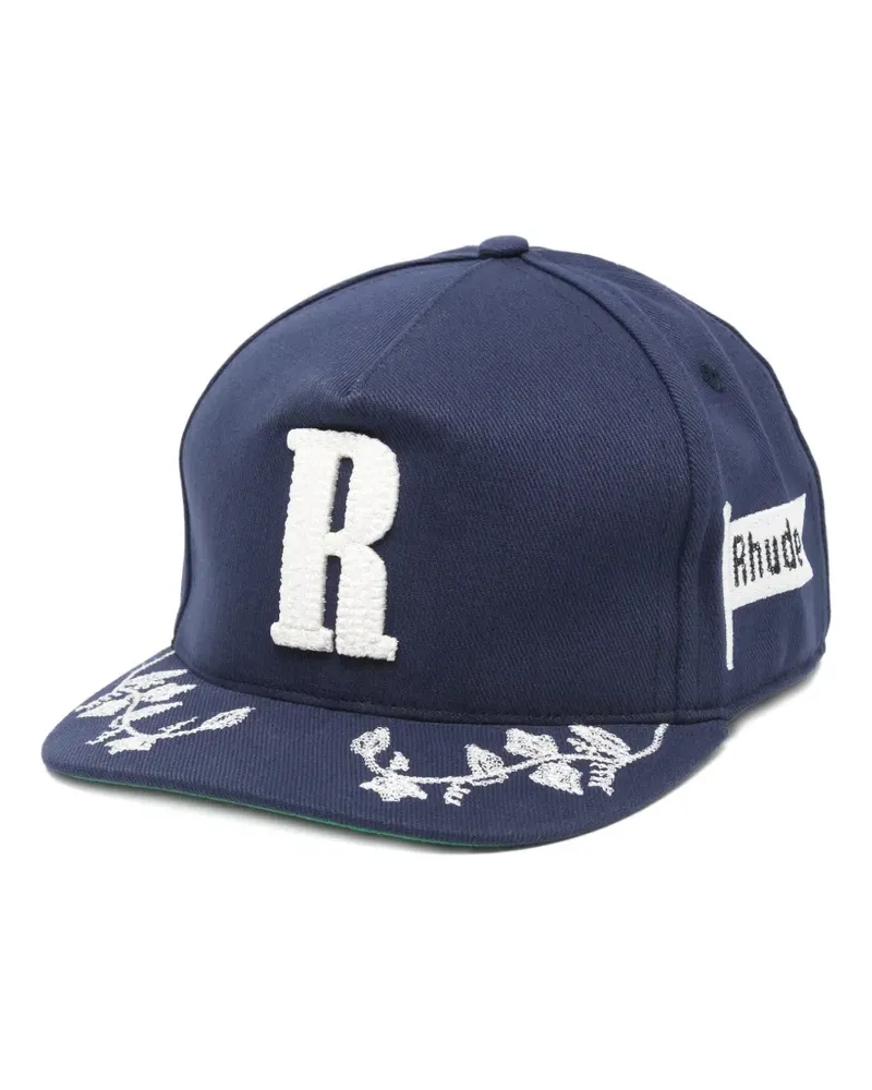 RHUDE embroidery baseball cap - Blau Blau