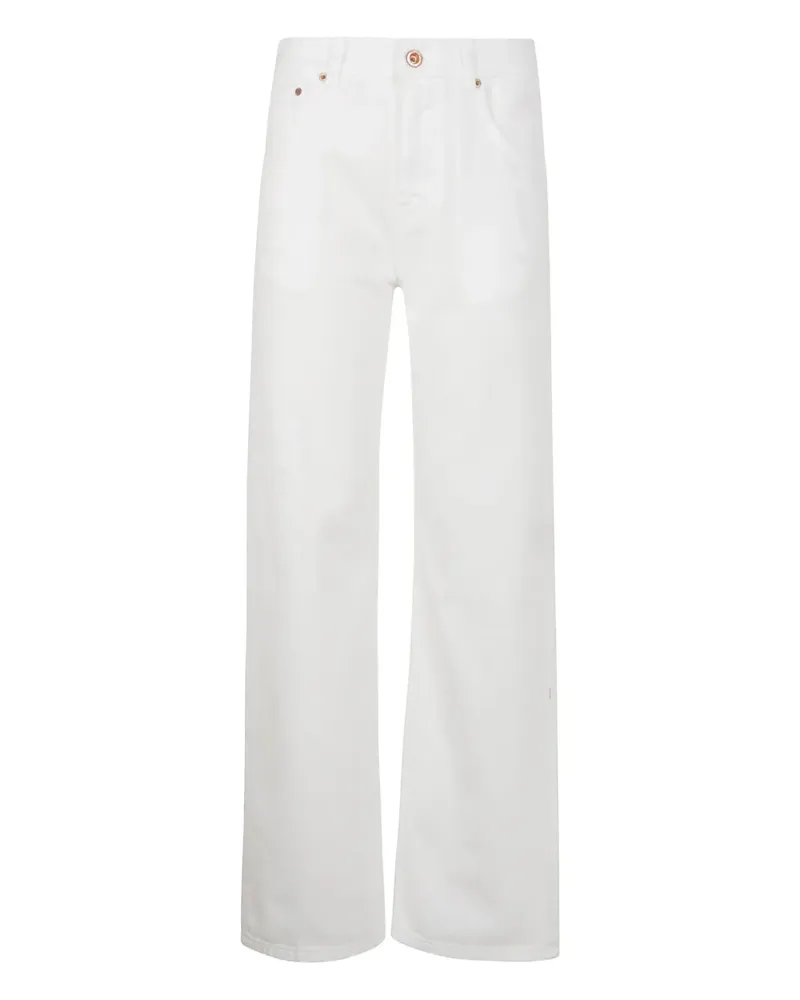 ASPESI Jeans mit geradem Bein - Weiß Weiß