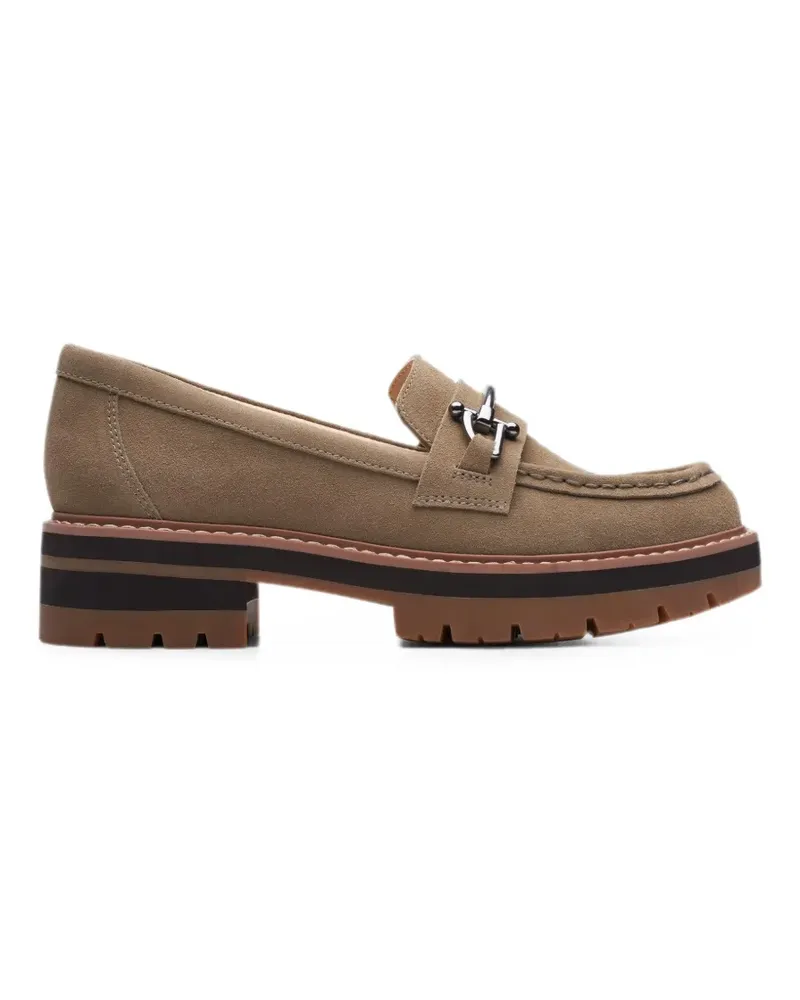 Clarks Orianna Bit Loafer mit runder Kappe - Nude Nude