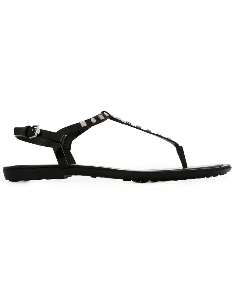 TOD'S Sandalen mit Nieten - Schwarz Schwarz