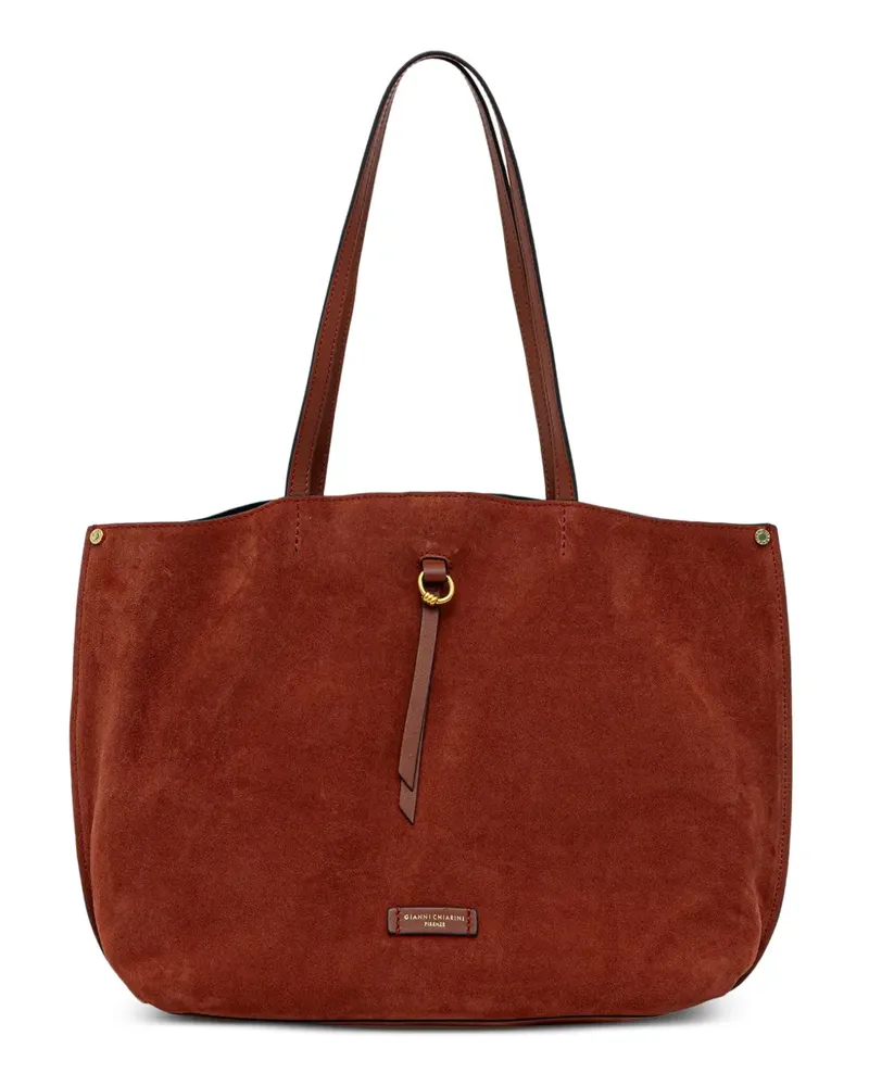 Gianni Chiarini Mini Tote Bag mit Magnetverschluss - Braun Braun