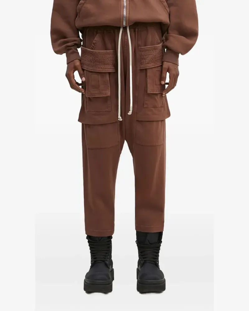 DRKSHDW by Rick Owens Baggy-Hose mit Kordelzug - Braun Braun