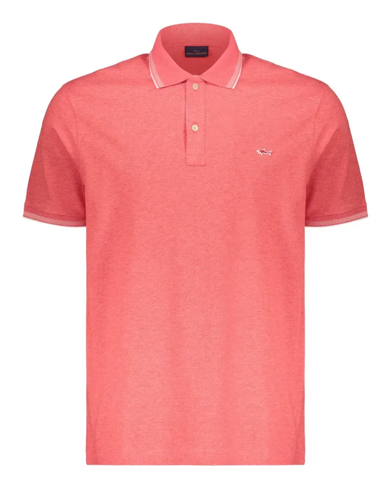 Paul & Shark logo-detail polo shirt - Rot Rot
