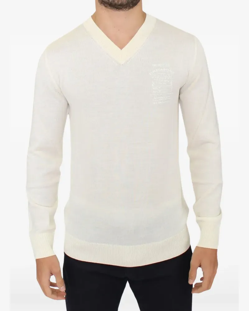 Ermanno Scervino Pullover mit V-Ausschnitt - Nude Nude