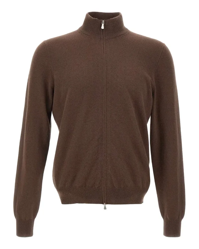 Gran Sasso Cardigan mit Reißverschluss - Braun Braun