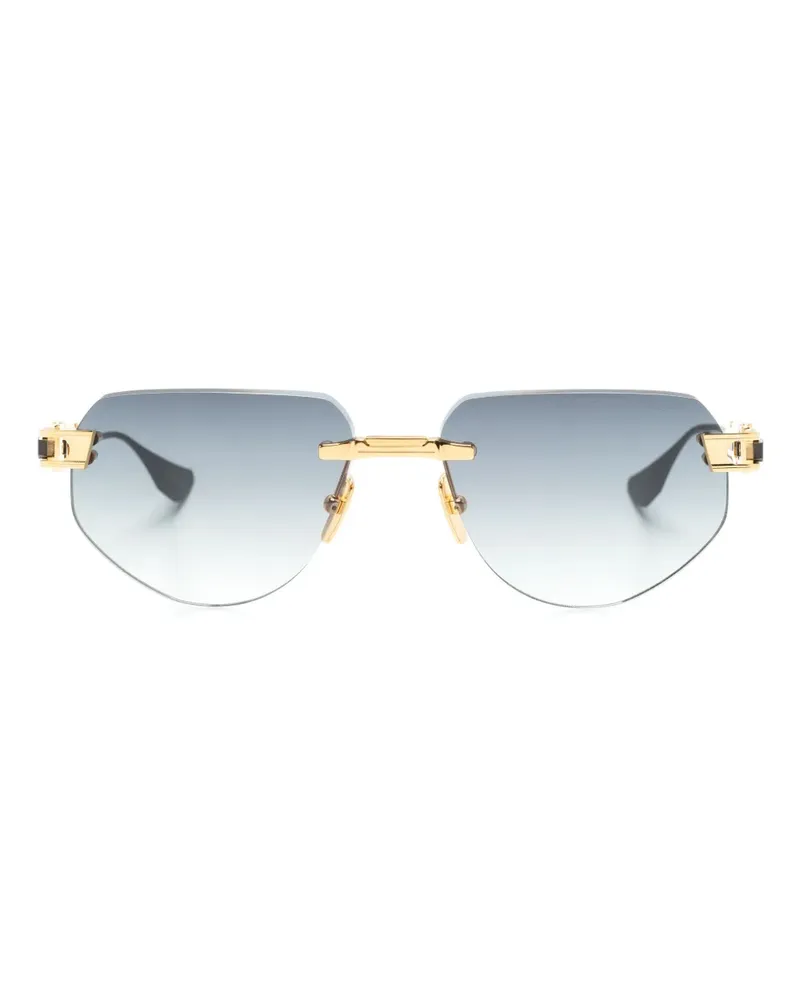 DITA Grand-Imperyn Sonnenbrille mit geometrischem Gestell - Grau Grau