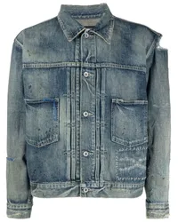 Neighborhood Jeansjacke im Distressed-Look Blau