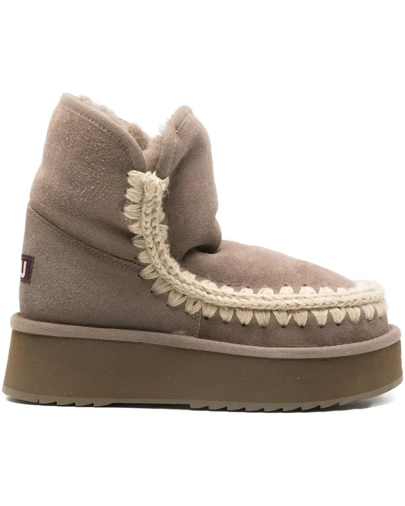 Mou braided-trim ankle boots - Braun Braun