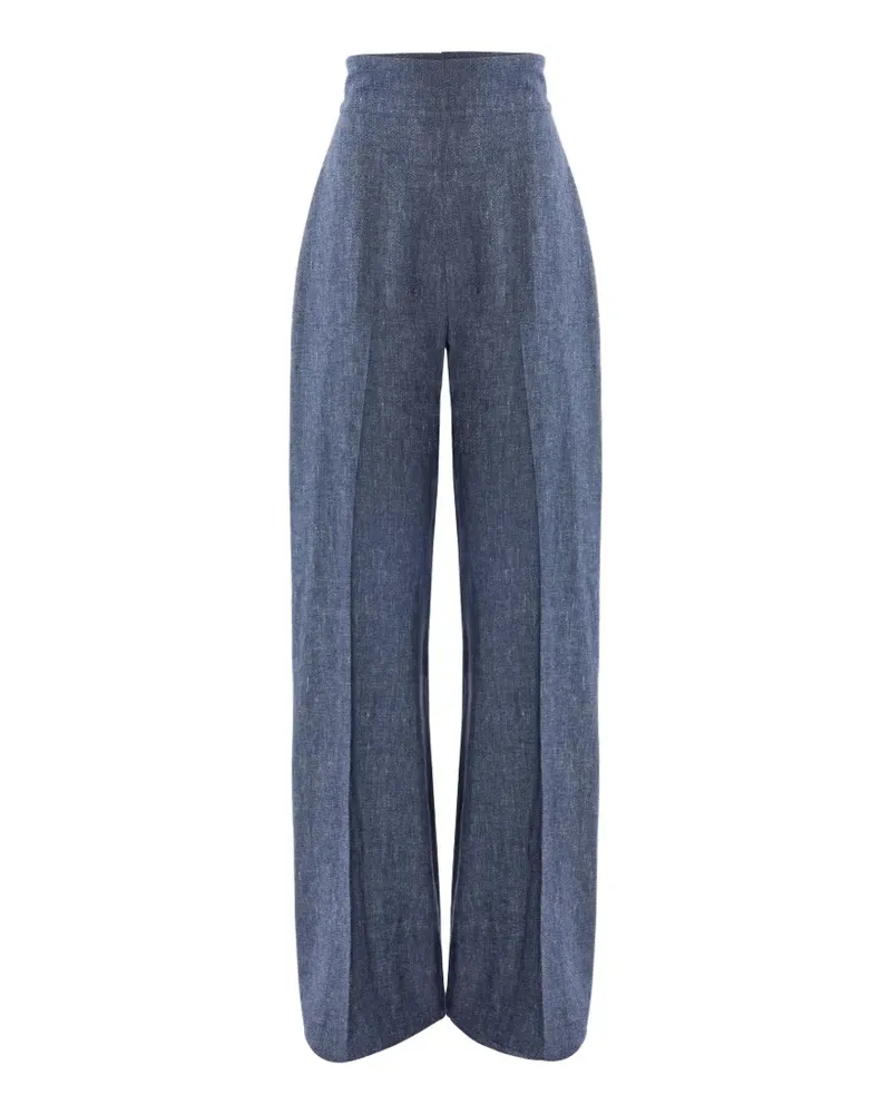 Carolina Herrera New York Diane Hose mit weitem Bein - Blau Blau