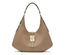 Große Kat Schultertasche - Nude