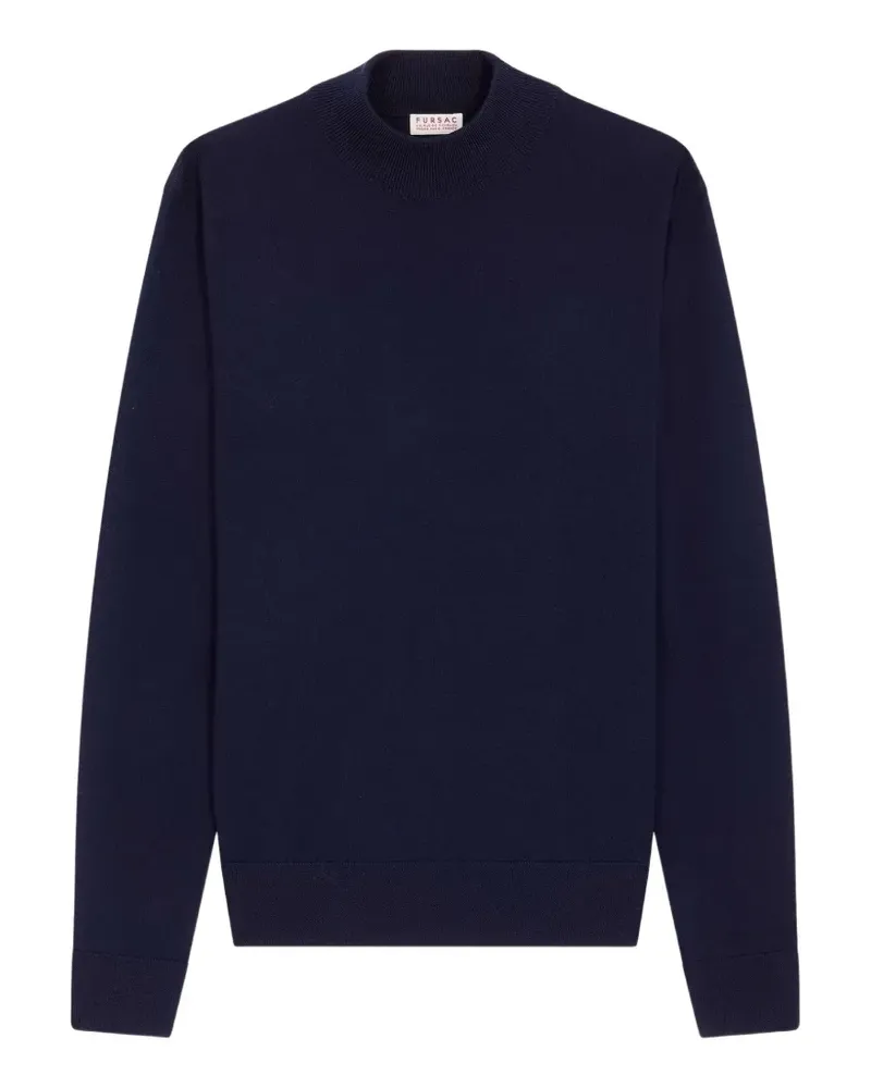 FURSAC Pullover mit Stehkragen - Blau Blau