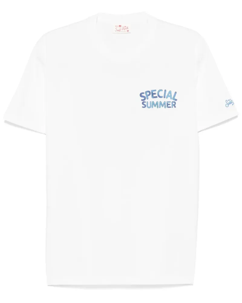 MC2 Saint Barth Summer Vespa T-Shirt - Weiß Weiß