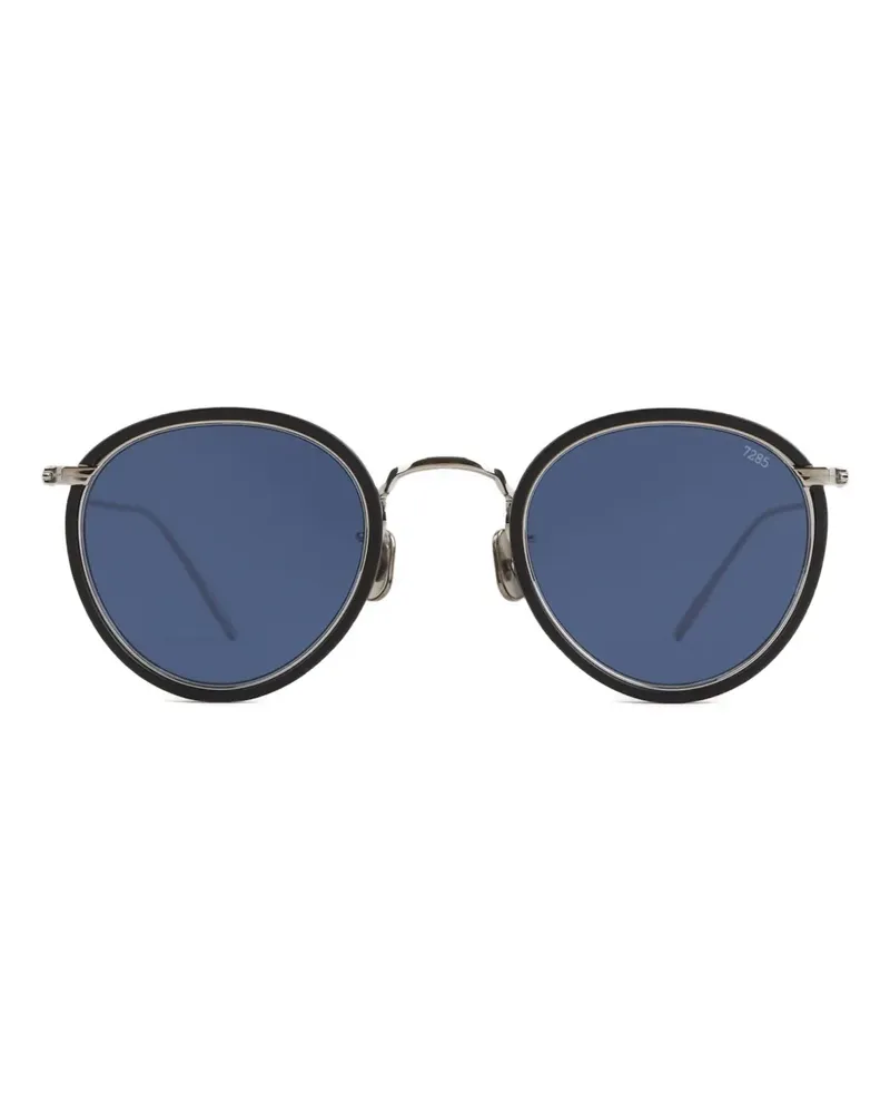 EYEVAN 7285 Sonnenbrille mit rundem Gestell - Silber Silber