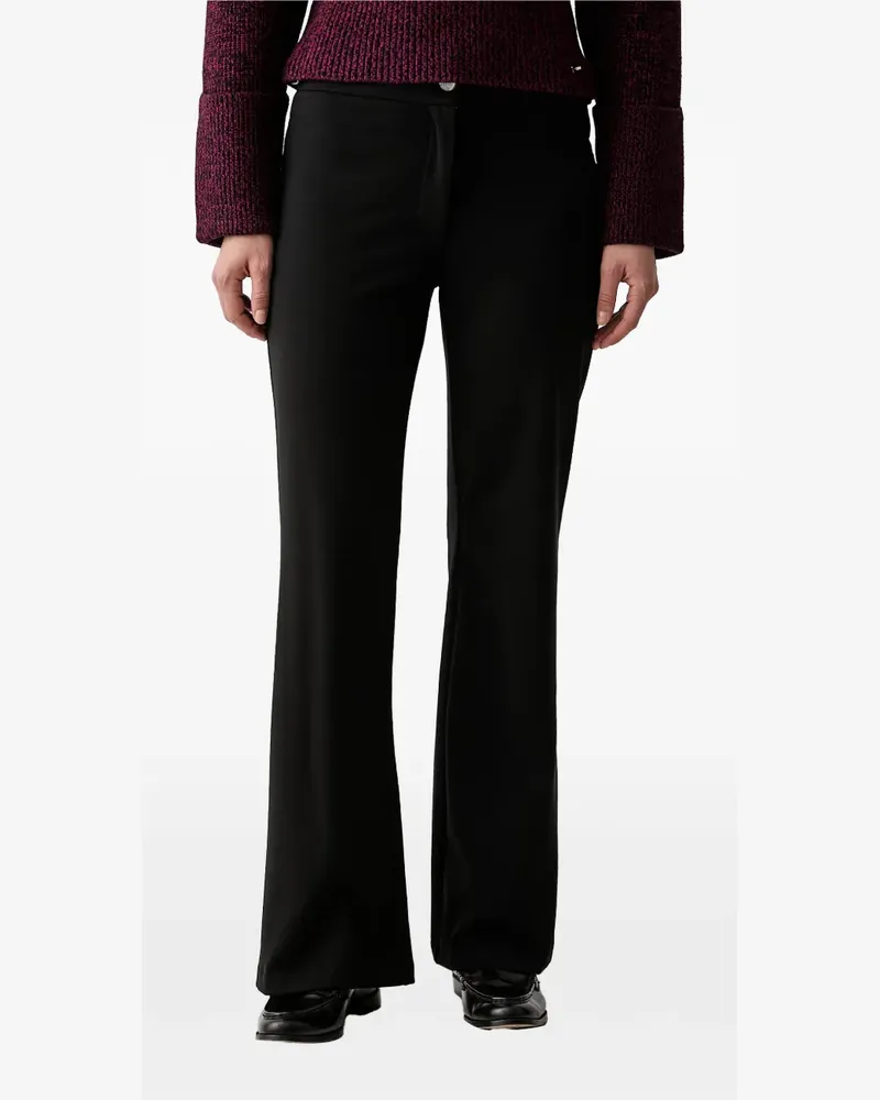 DKNY Schlaghose mit Schnallendetail - Schwarz Schwarz