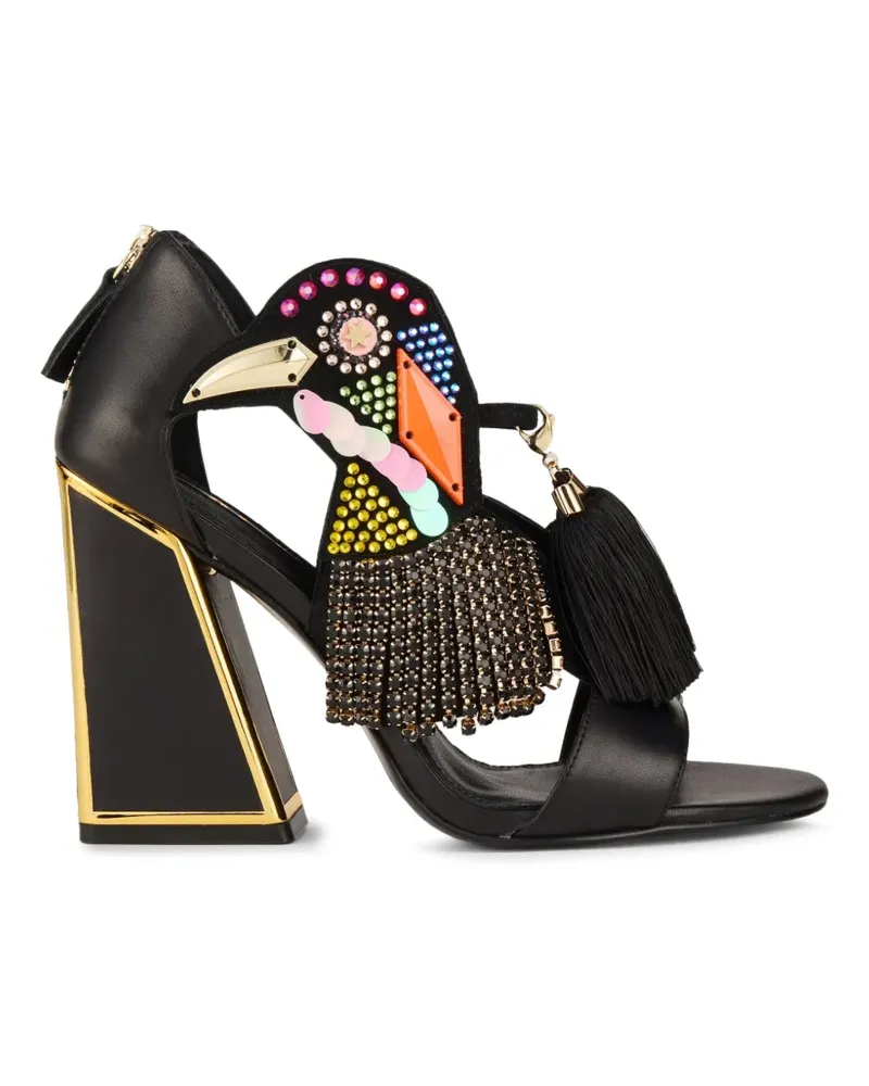 Kat Maconie Aya embellished tassel sandals - Schwarz Schwarz