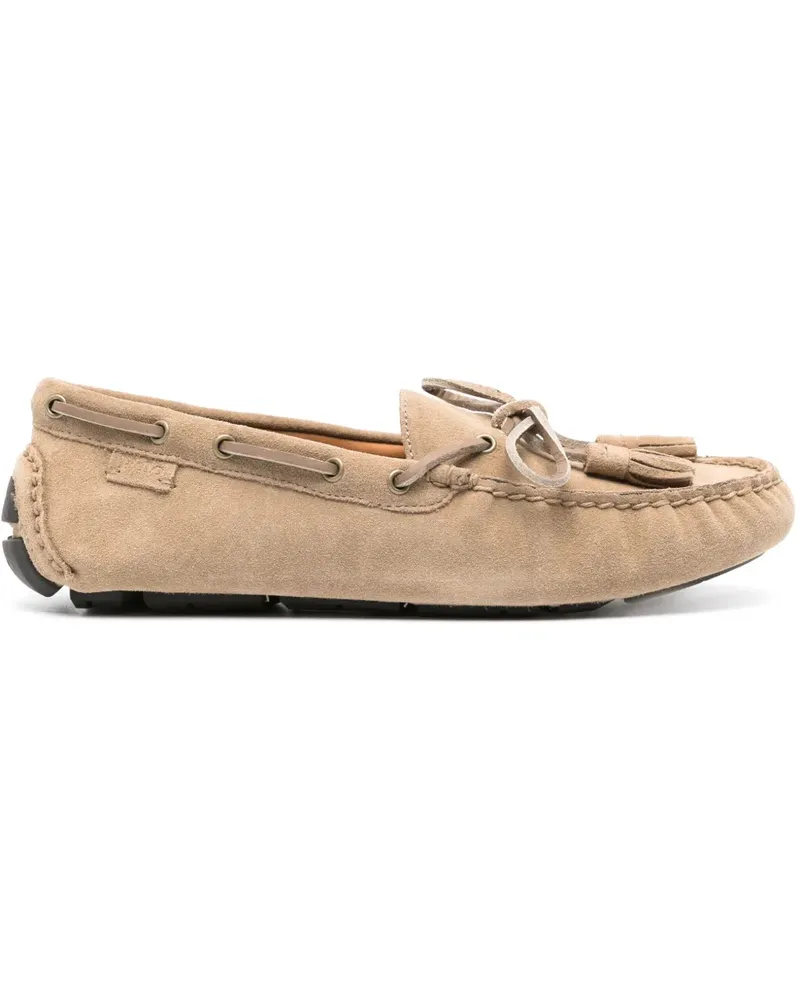 Ralph Lauren Anders Loafer aus Wildleder mit Quasten - Nude Nude