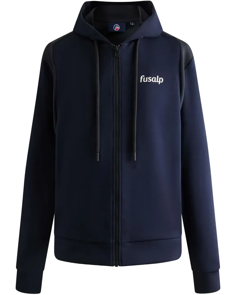 FUSALP Hoodie mit Logo-Stickerei - Blau Blau