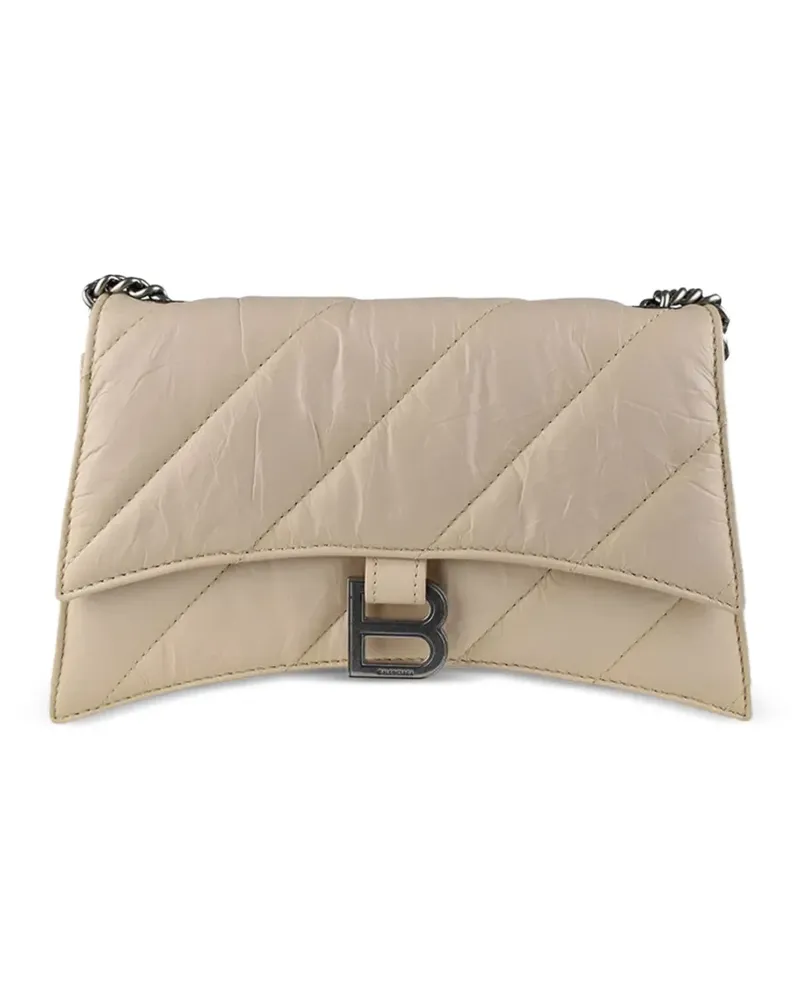 Balenciaga XS Crush Umhängetasche - Nude Nude
