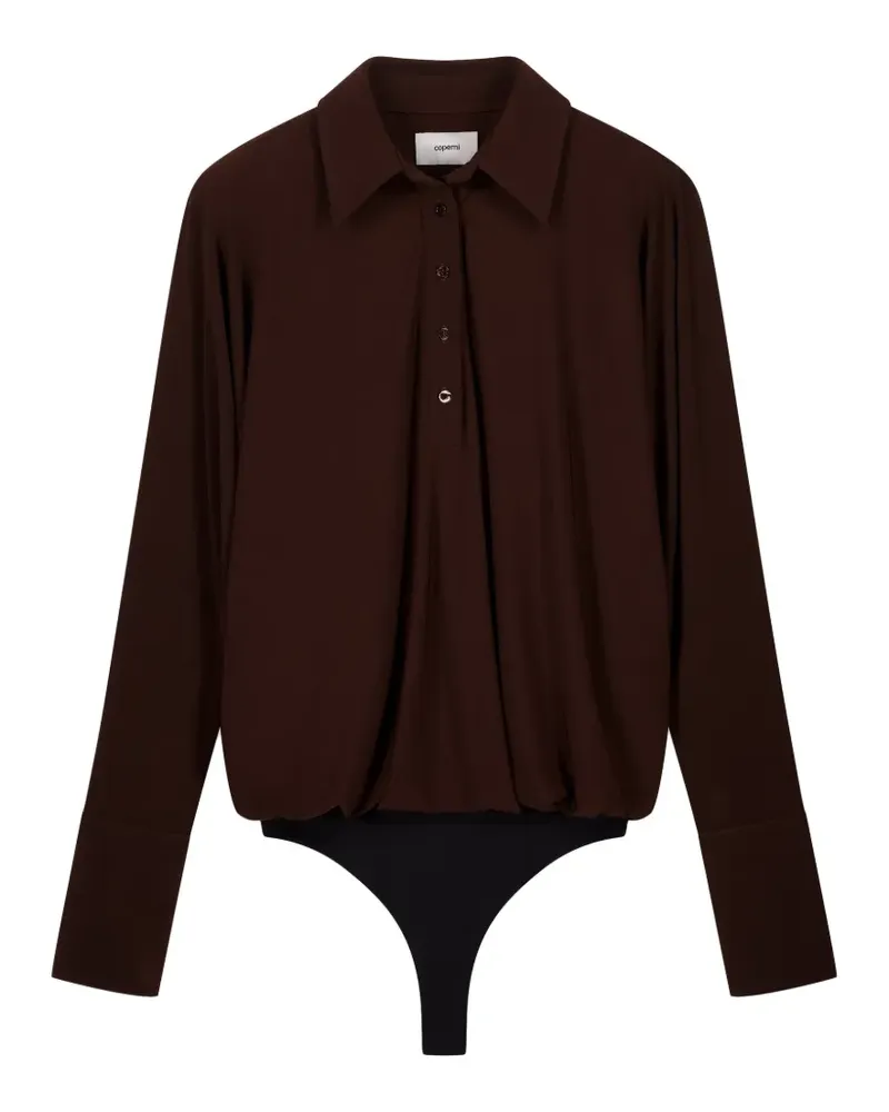 COPERNI draped boxy bodysuit - Rot Rot