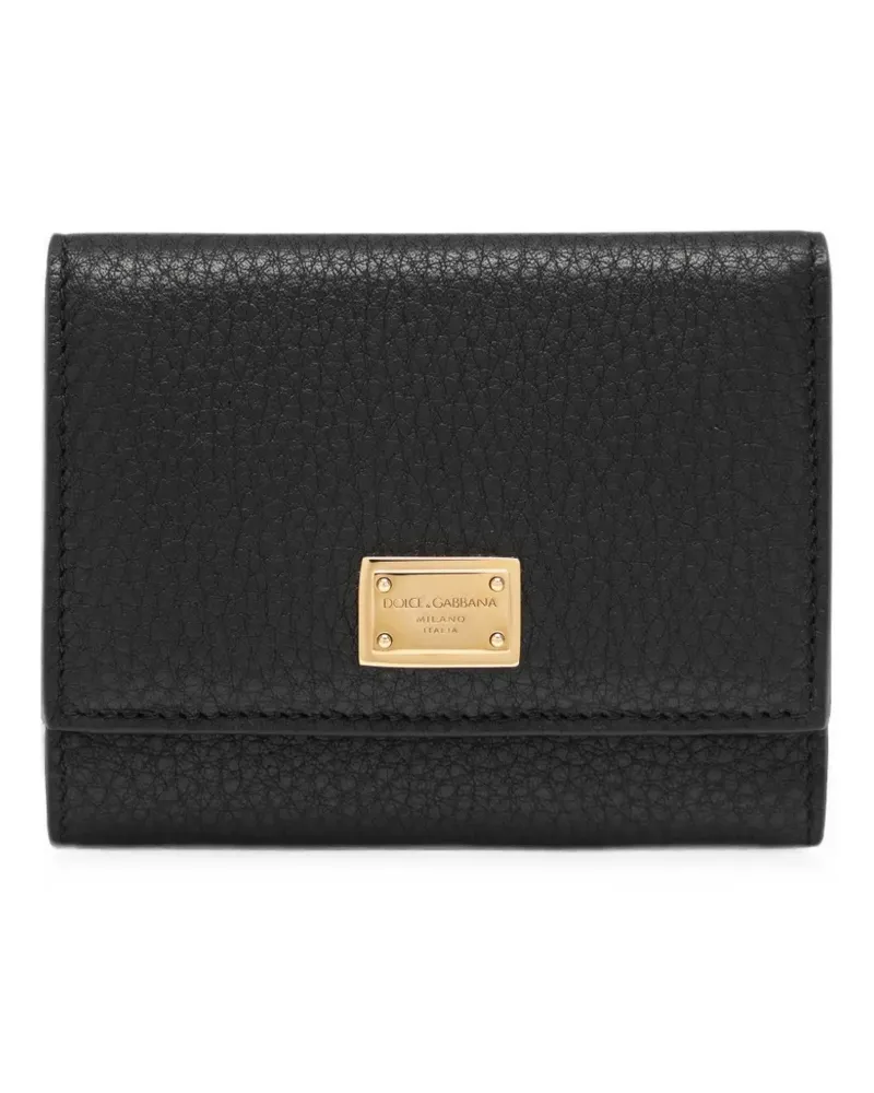 Dolce & Gabbana calfskin wallet - Schwarz Schwarz
