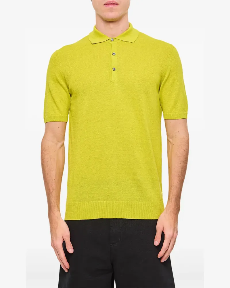 Drumohr  Klassisches Poloshirt - Gelb Gelb