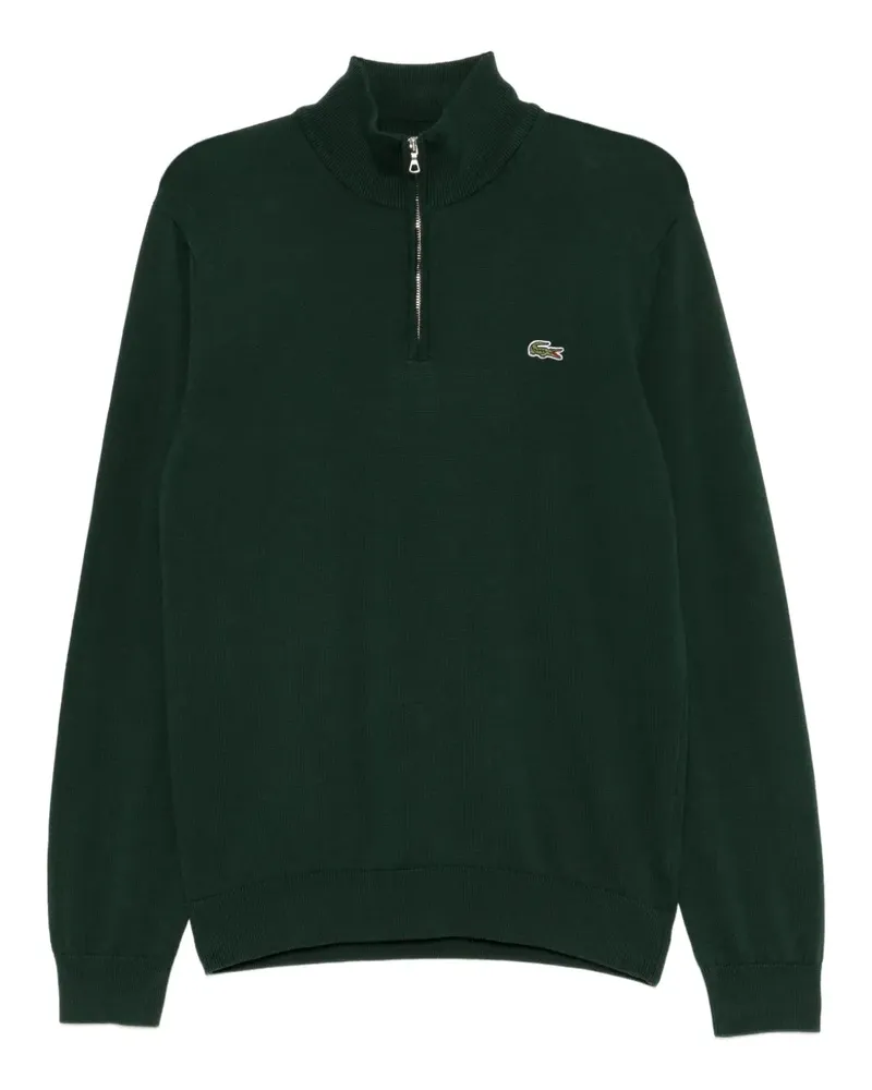 Lacoste Sweatshirt mit Logo-Stickerei - Grün Grün