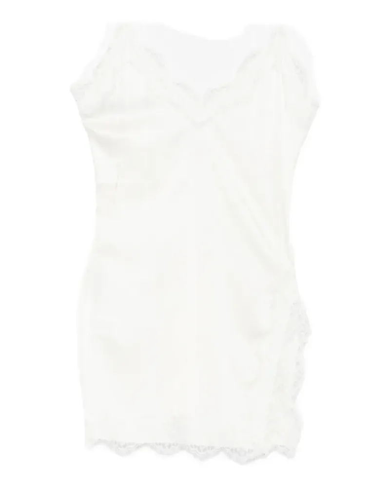 Oséree lace-trim bridal dress - Weiß Weiß