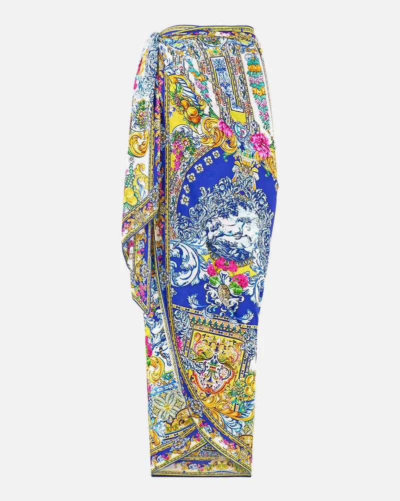 Camilla waist-tie sarong - Weiß Weiß