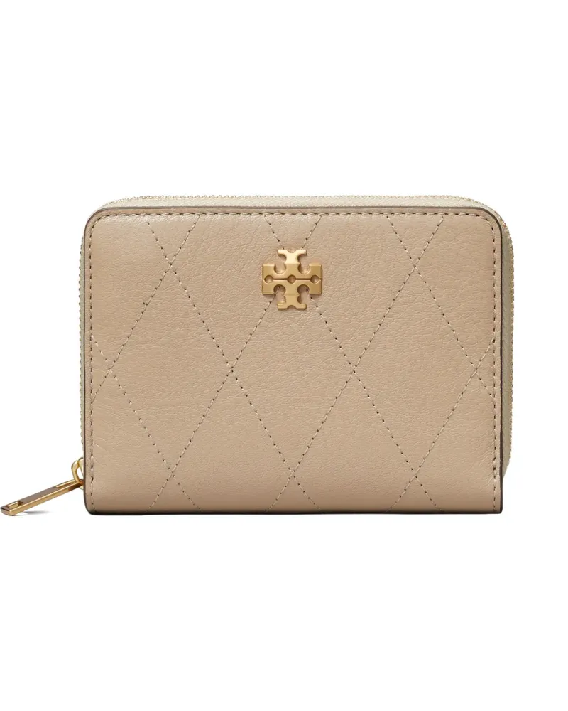 Tory Burch Kleine Charlie Portemonnaie mit Reißverschluss - Nude Nude