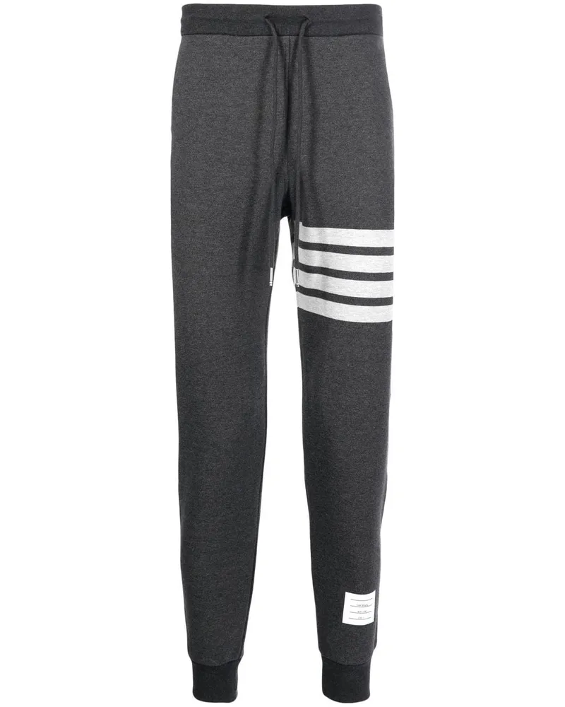 Thom Browne Jogginghose mit Logo-Streifen - Grau Grau