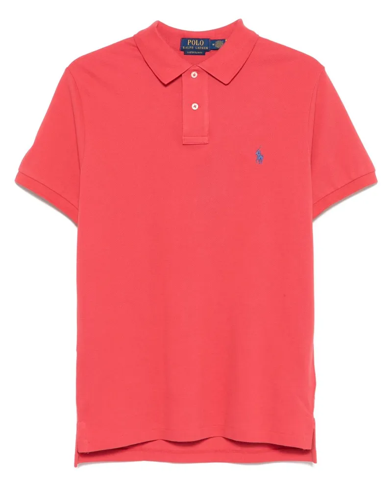 Ralph Lauren Poloshirt mit Polo Pony-Stickerei - Rot Rot