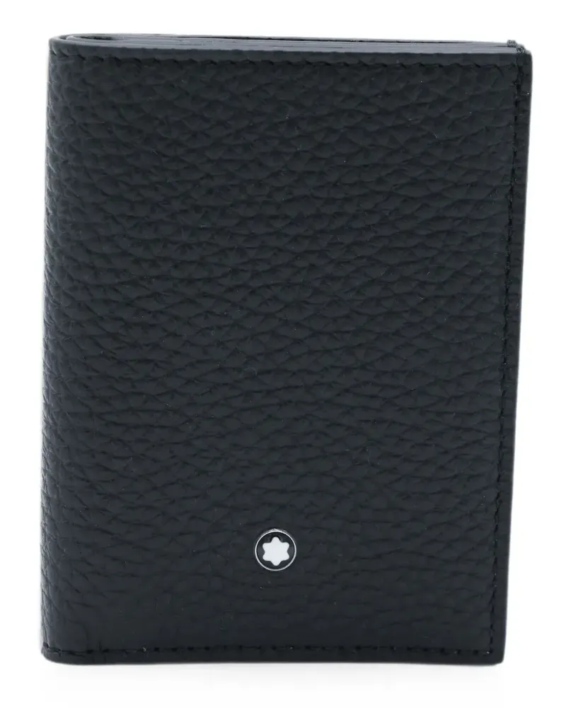Montblanc Portemonnaie aus gekörntem Leder - Schwarz Schwarz