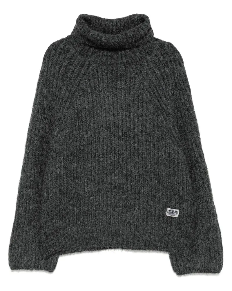 Ground Zero Pullover mit Rollkragen - Grau Grau