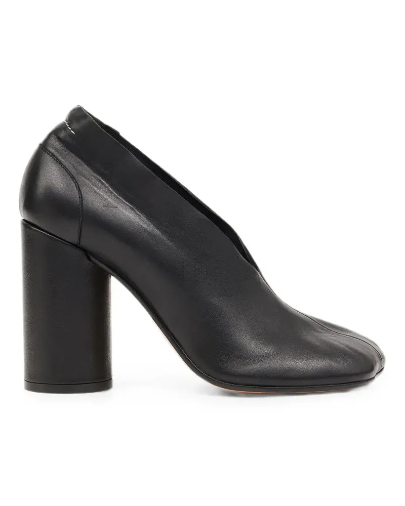 Maison Margiela nappa leather Anatomic court shoes - Schwarz Schwarz