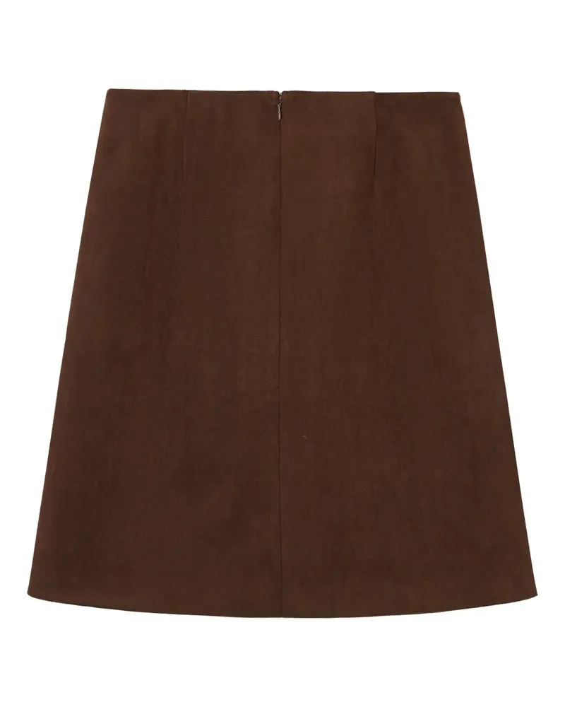 b+ab Minirock mit Taschen - Braun Braun