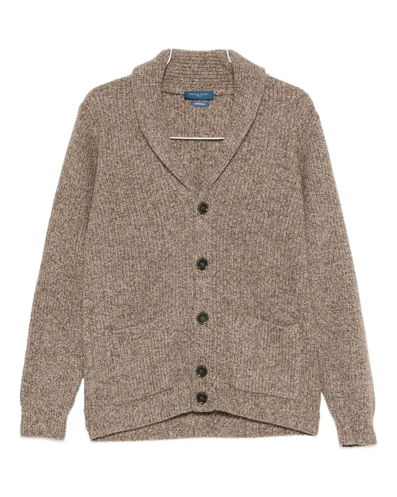 Daniele Fiesoli buttoned shawl-collar cardigan - Braun Braun