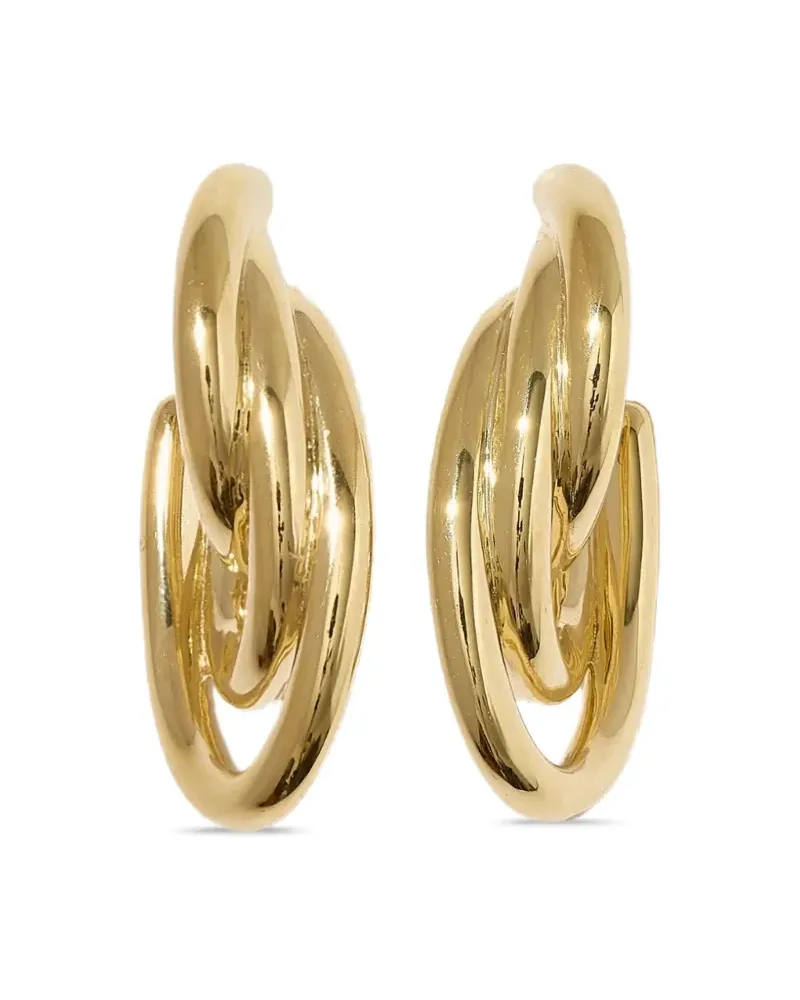 OTIUMBERG Sonder Ohrringe mit Raffungen - Gold Gold