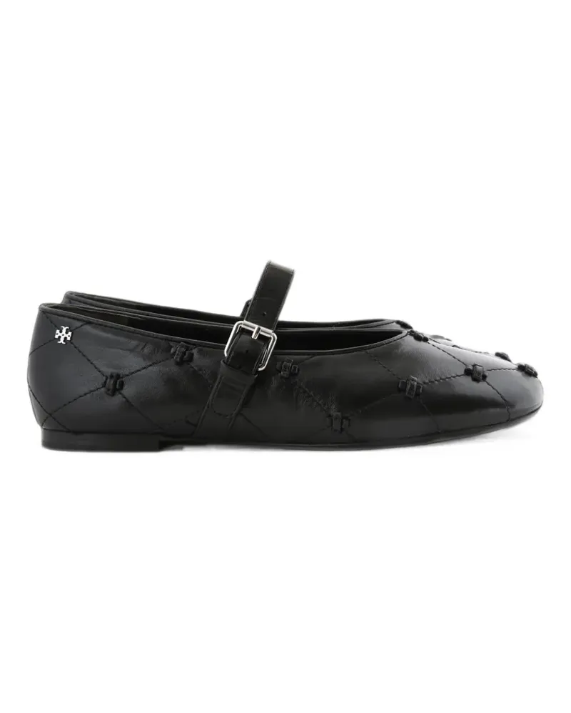 Tory Burch Bunny knot mary jane shoes - Schwarz Schwarz