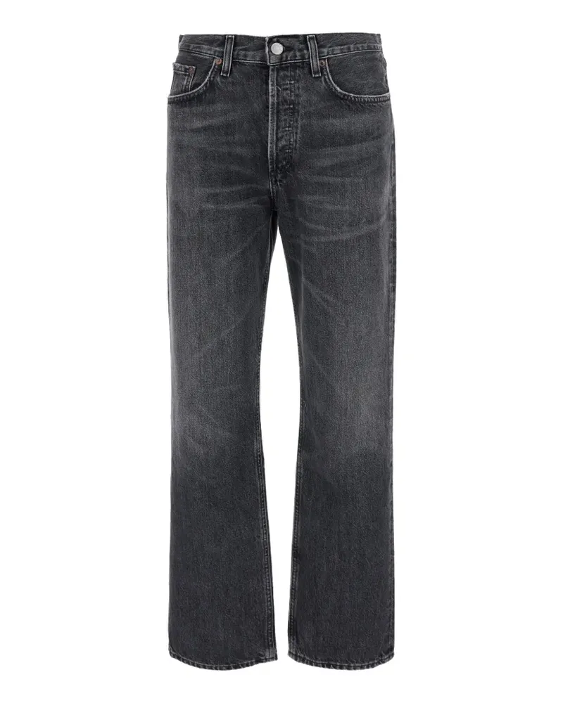 AGOLDE Lana Jeans mit geradem Bein - Grau Grau