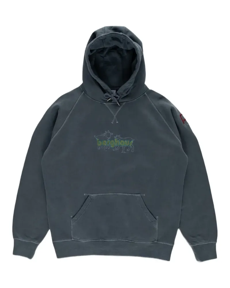 Pop Trading Company Berggoat Hoodie - Blau Blau