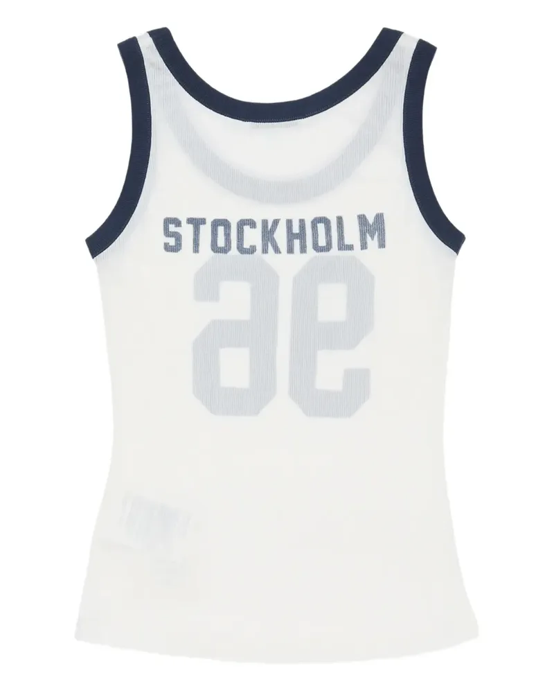 Acne Studios Klassisches Trägershirt - Weiß Weiß