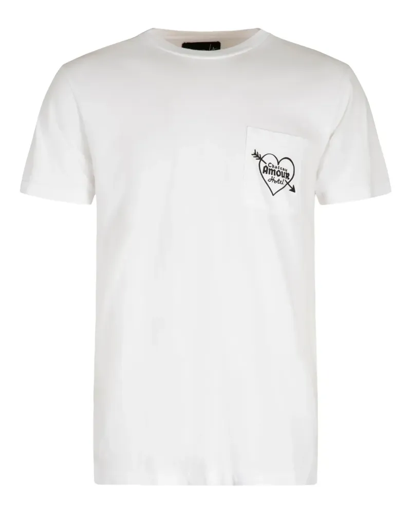 Local Authority T-Shirt mit Rundhalsausschnitt - Weiß Weiß