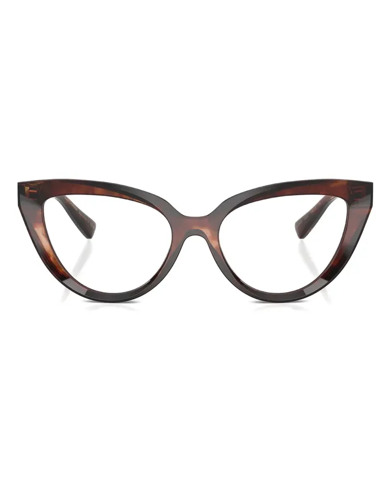 Dolce & Gabbana Brille im Cat-Eye-Design - Rot Rot