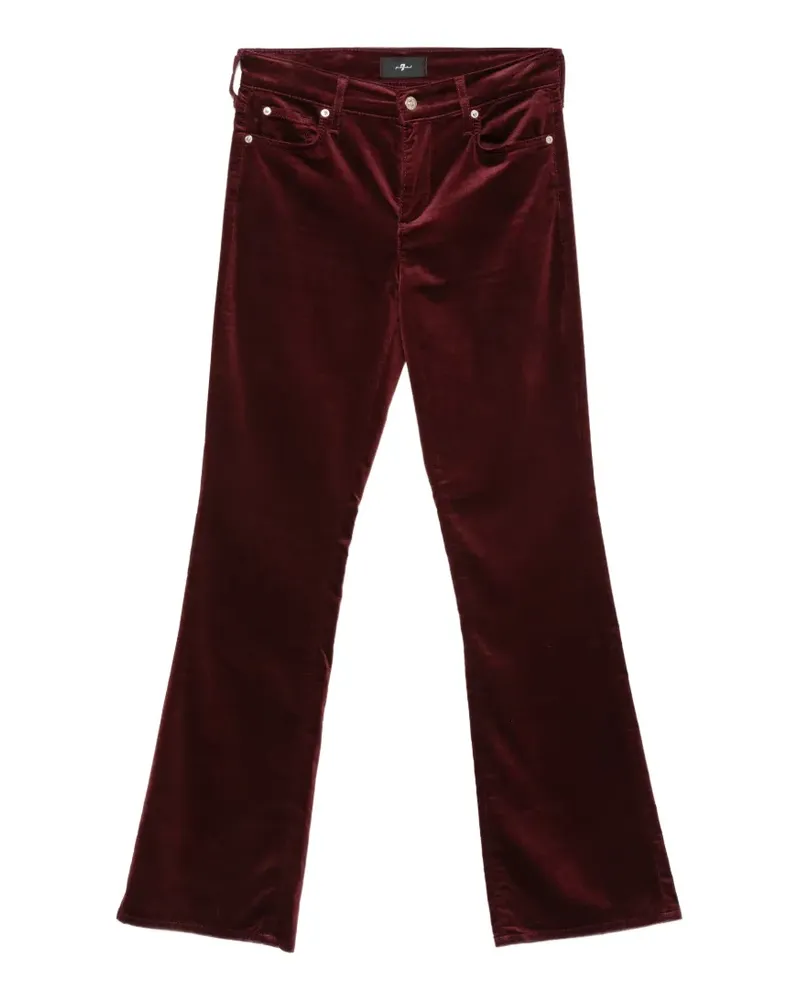 7 for all mankind The Leggy Bootcut-Jeans - Rot Rot
