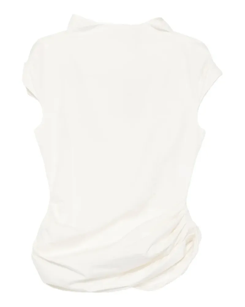 Magda Butrym Drapierte Bluse - Nude Nude