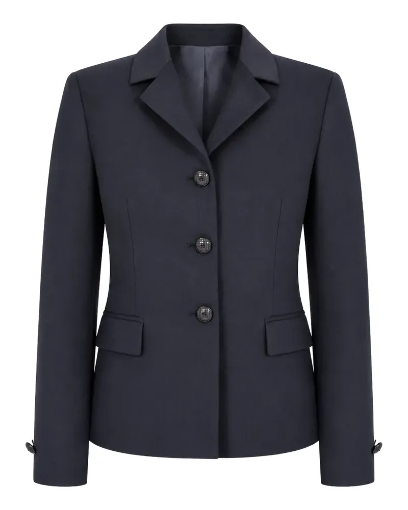 Tagliatore Sakko mit fallendem Revers - Blau Blau
