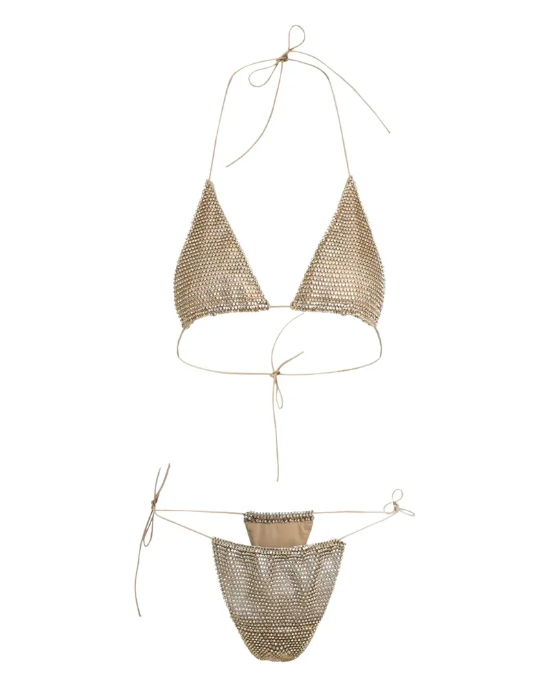 SANTA Brands Orchid triangle bikini - Gold Gold