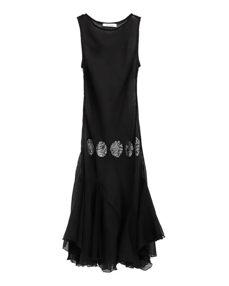 GIMAGUAS Leona Midikleid - Schwarz Schwarz