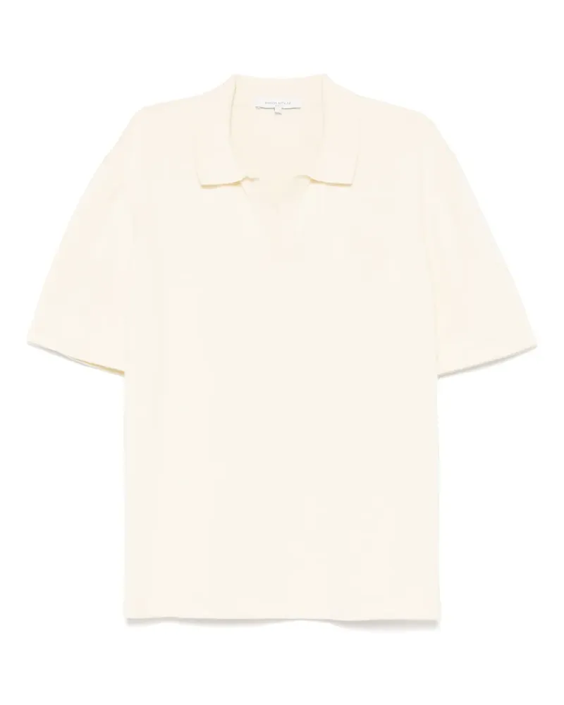 Kitsuné T-Shirt mit Bold Fox Head-Stickerei - Nude Nude