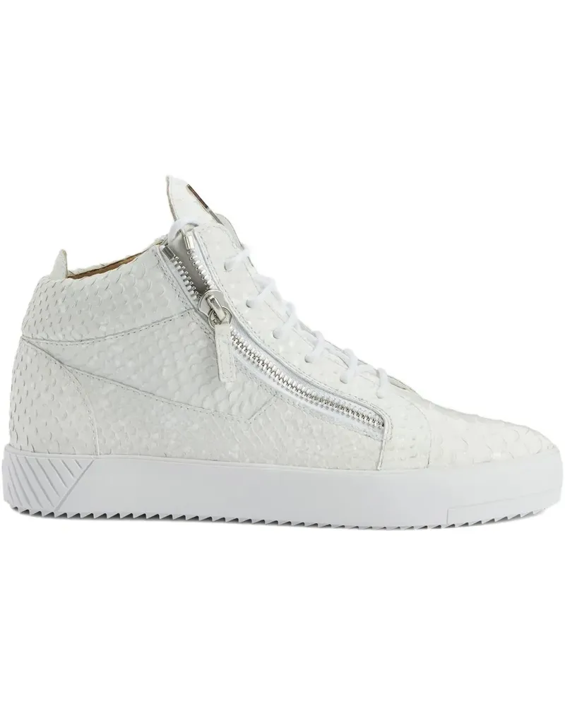 Giuseppe Zanotti Kriss Sneakers mit Reißverschluss - Weiß Weiß